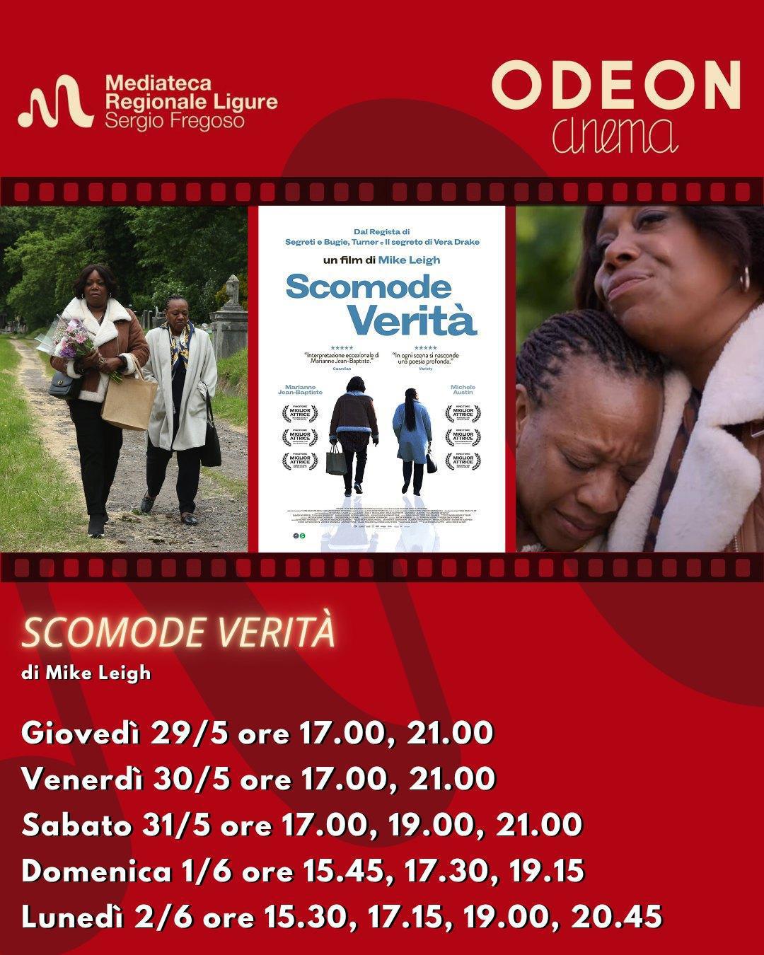 "Scomode Verità" di Mike Leigh (proiezioni ore 17.00 - 19.00 e 21.00)
