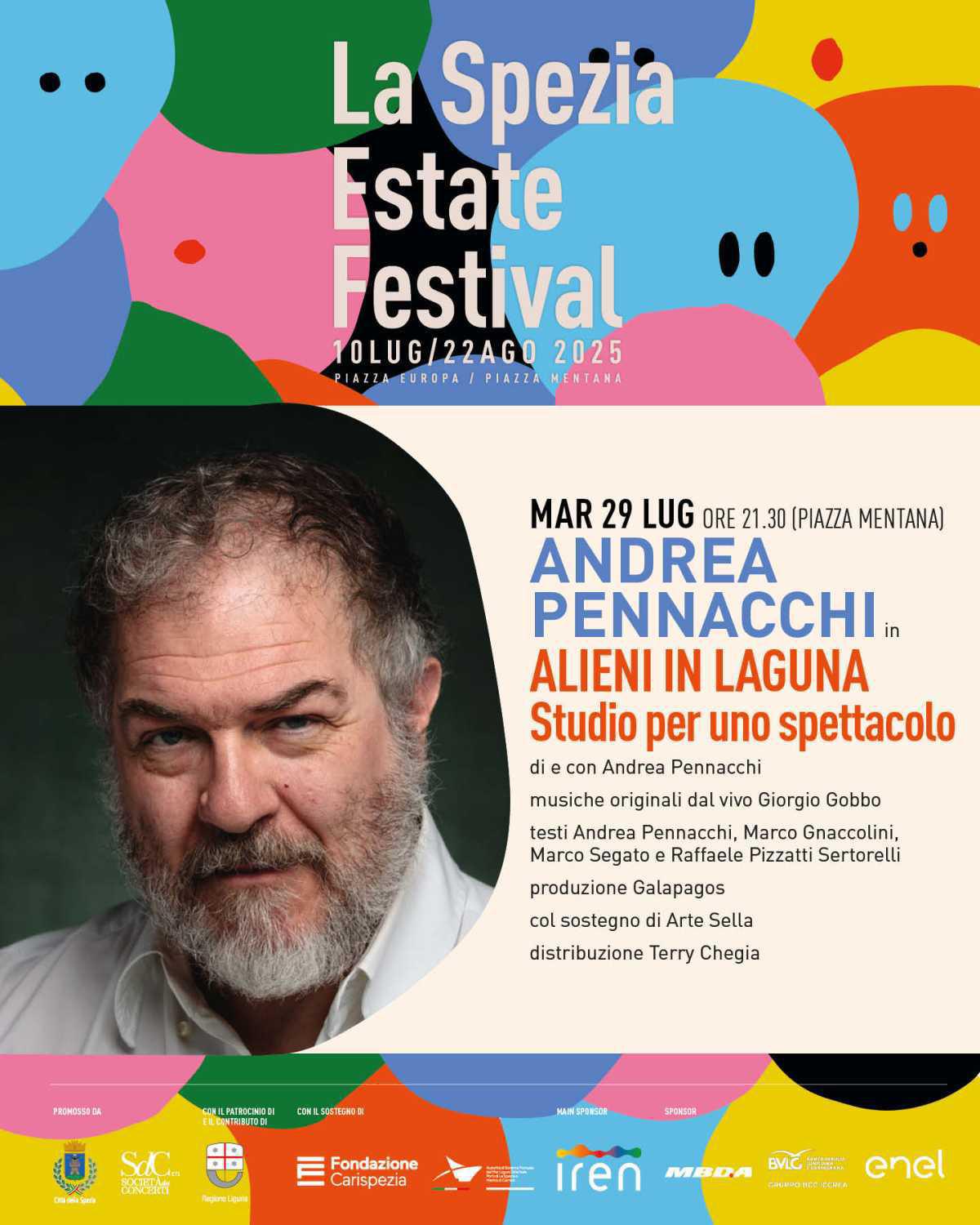 Andrea Pennacchi in "Alieni in Laguna" (inizio ore 21.30)
