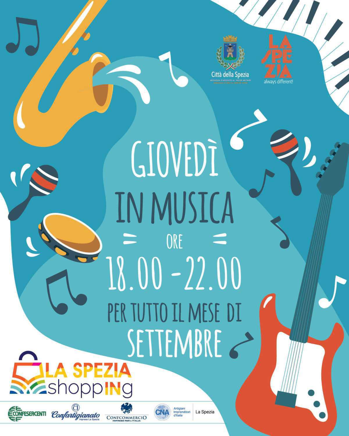 Giovedì in Musica (dalle ore 18.00 alle ore 22.00)
