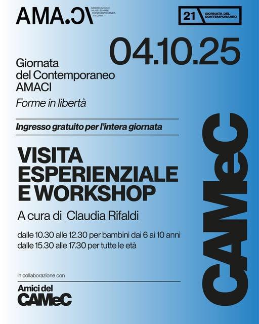 Giornata del Contemporaneo AMACI (dalle ore 17.30) Giornata del Contemporaneo AMACI (dalle ore 17.30)