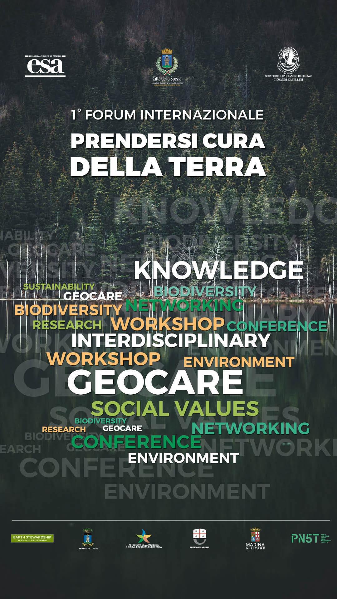 1° Forum Internazionale Prendersi cura della Terra (dalle ore 9.15) 1° Forum Internazionale Prendersi cura della Terra (dalle ore 9.15)