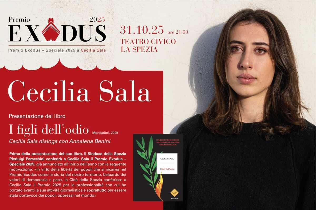 Cecilia Sala - Presentazione del libro "I figli dell'odio" Mondadori, 2025 (inizio ore 21.00)