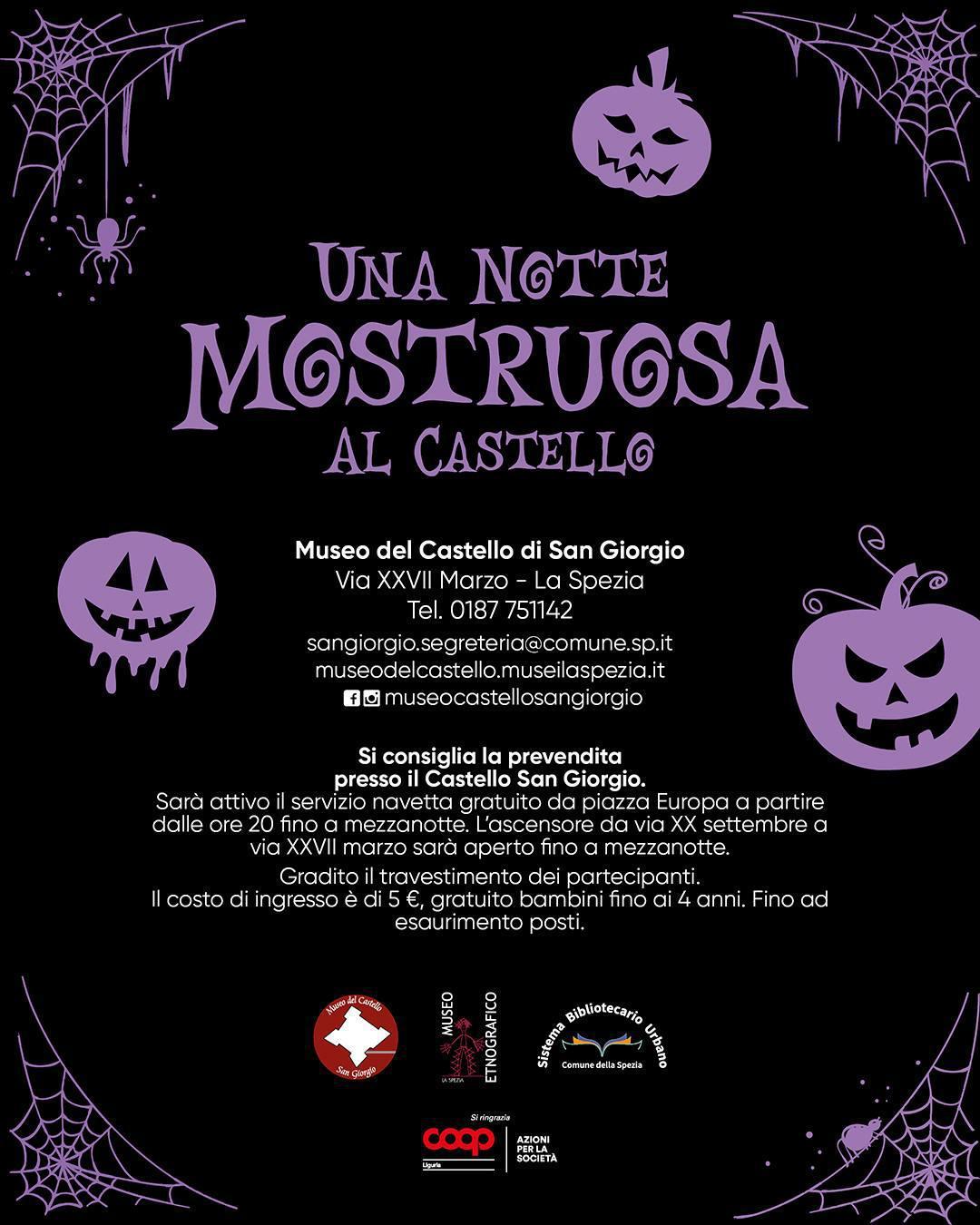 Una Notte Mostruosa al Castello (dalle ore 21.00) Una Notte Mostruosa al Castello (dalle ore 21.00)