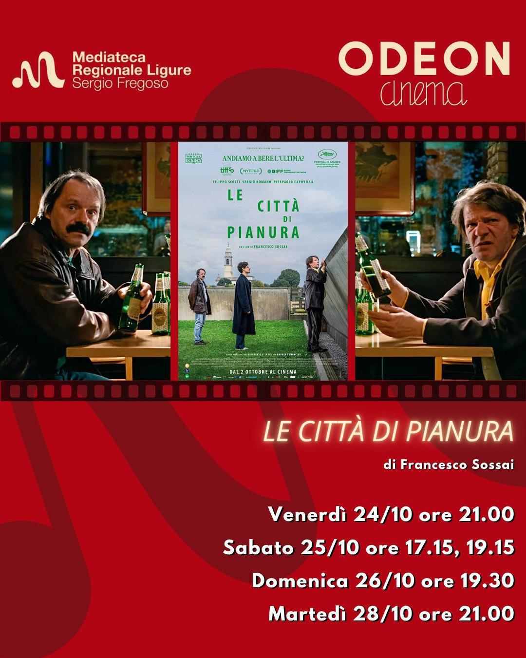 "Le Città di Pianura" di Francesco Sossai (proiezione ore 21.00) "Le Città di Pianura" di Francesco Sossai (proiezione ore 21.00)