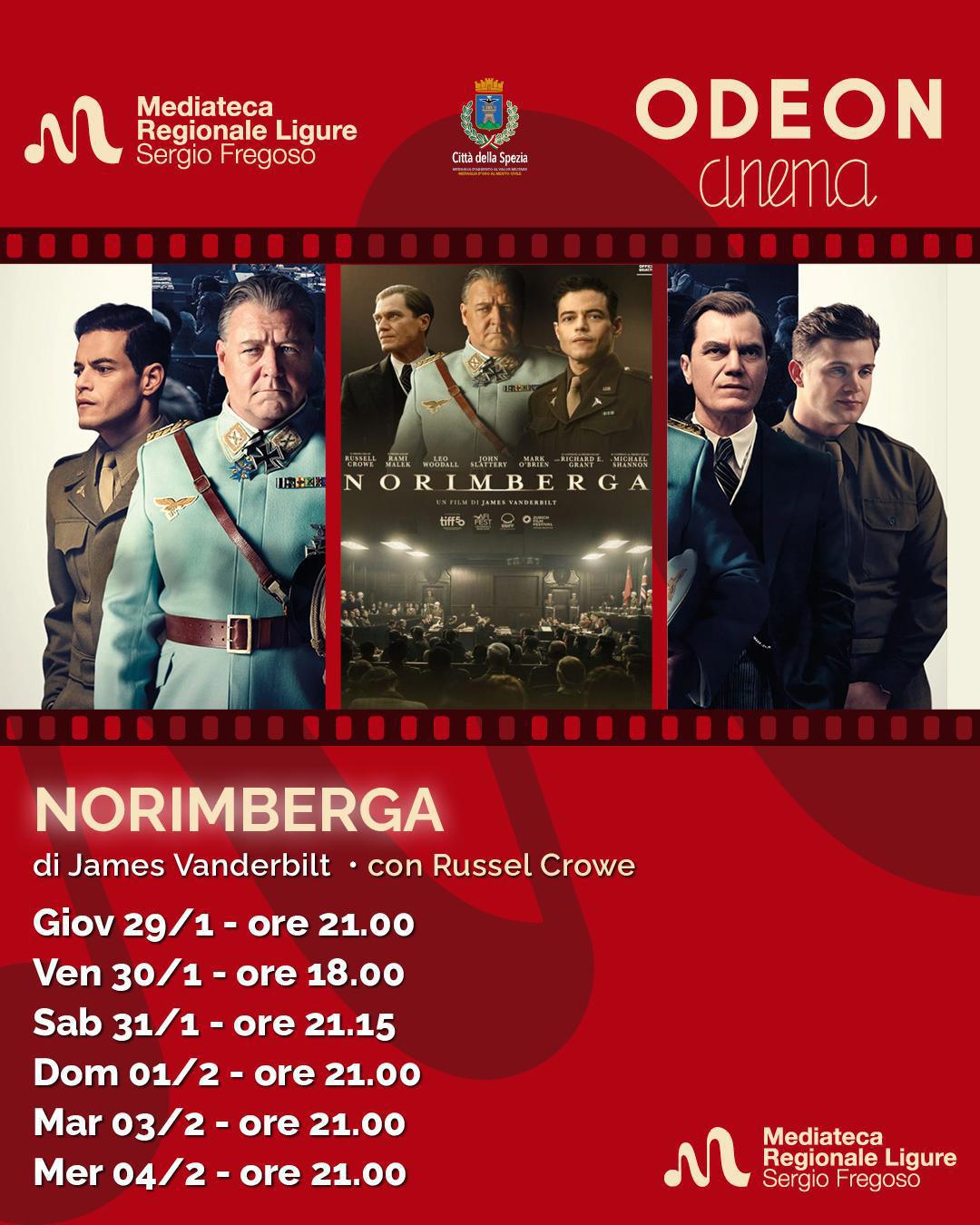 "Norimberga" di James Vanderbilt con Russel Crowe (proiezione ore 21.00)