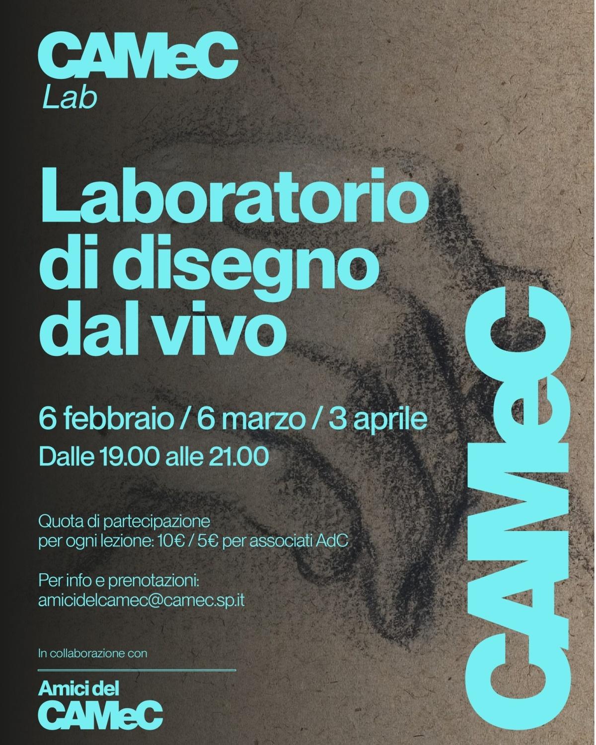 CAMeC Lab - Laboratorio di disegno dal vivo (dalle ore 19.00) CAMeC Lab - Laboratorio di disegno dal vivo (dalle ore 19.00)