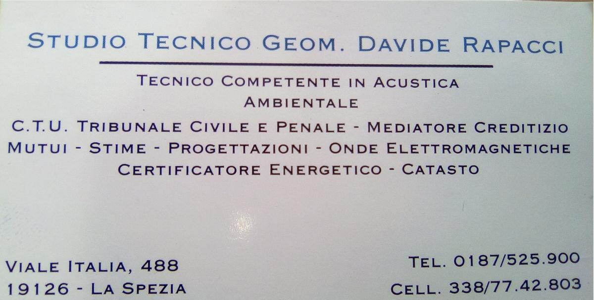 Studio Tecnico t.c.a.a geom Davide Rapacci Studio Tecnico t.c.a.a geom Davide Rapacci