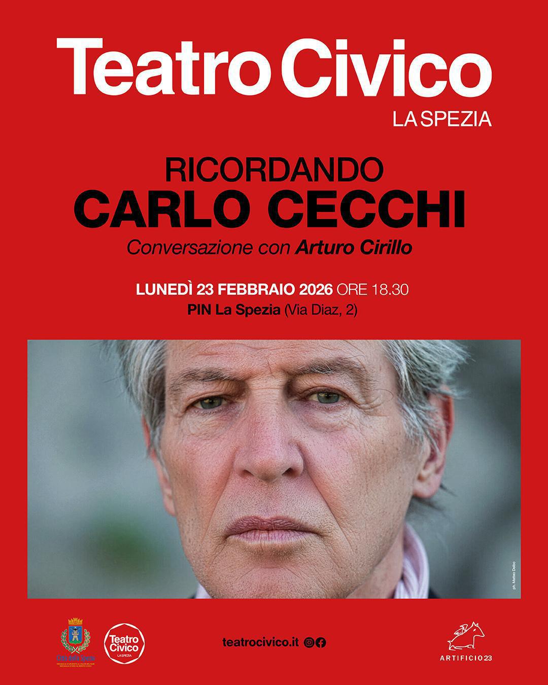 Ricordando Carlo Cecchi - Conversazione con Arturo Cirillo (inizio ore 18.30)