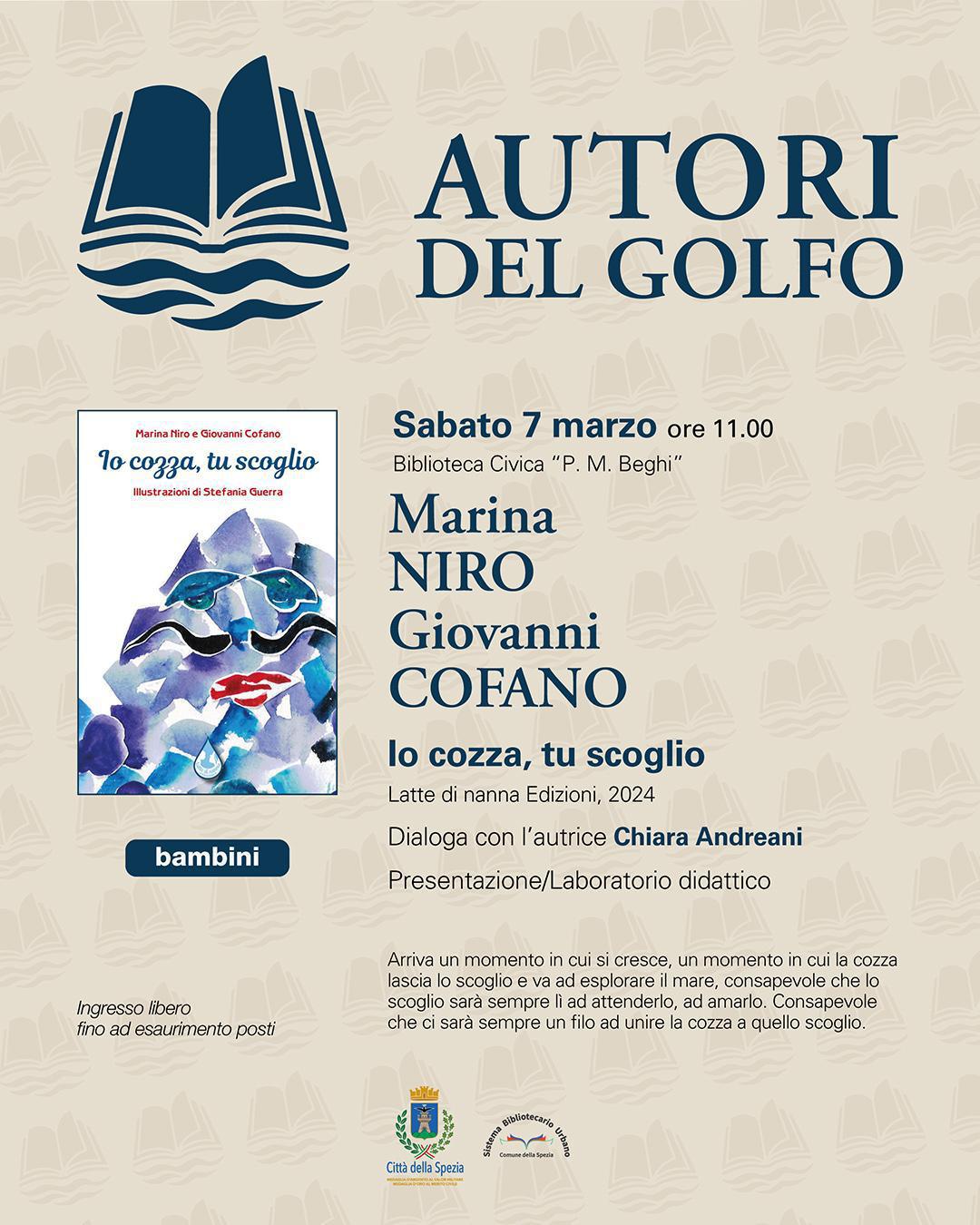 Marina Niro, Giovanni Cofano "lo cozza, tu scoglio" (inizio ore 11.00)