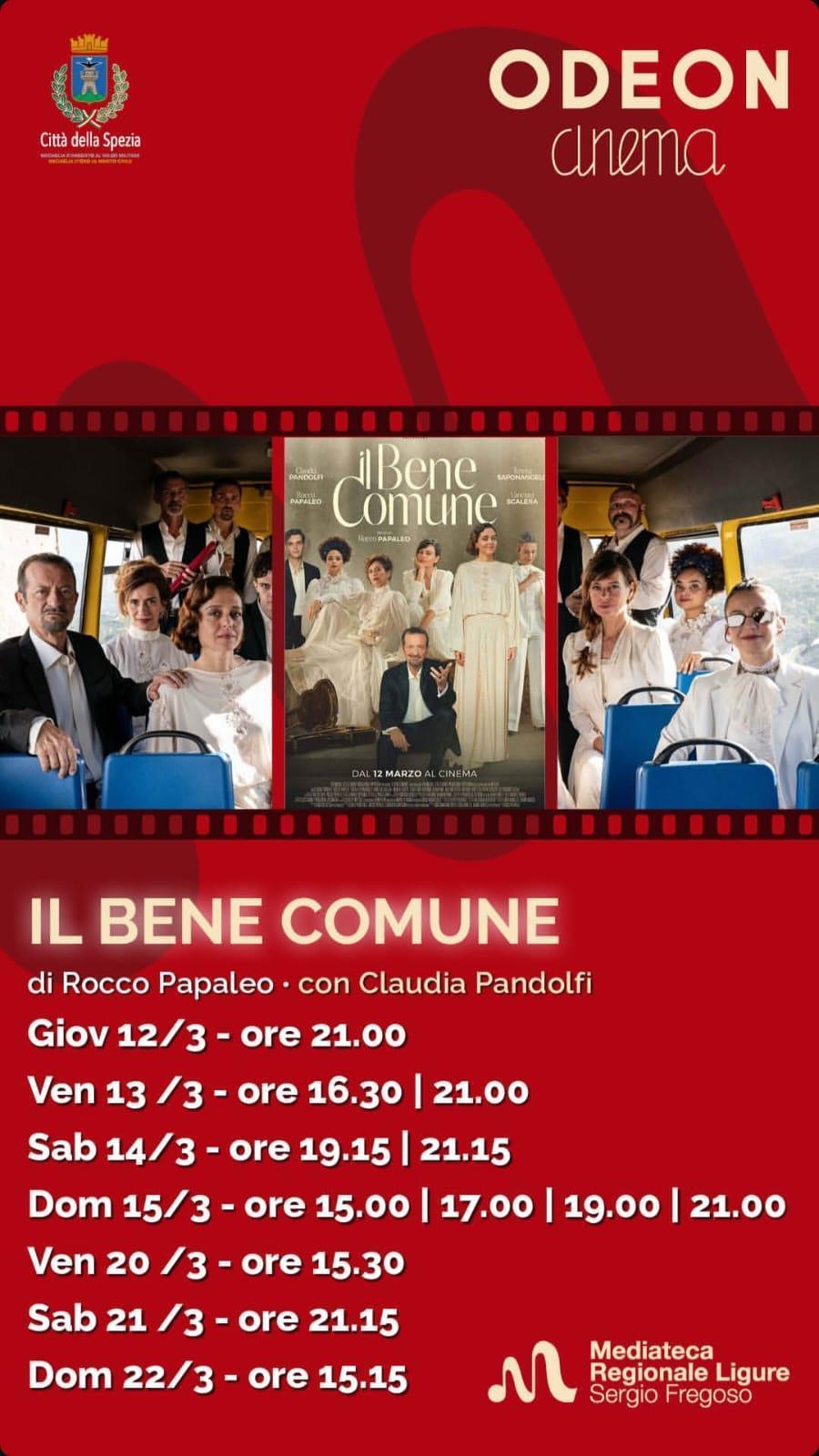 "Il Bene Comune" di Rocco Papaleo (proiezioni ore 16.30 - 21.00)