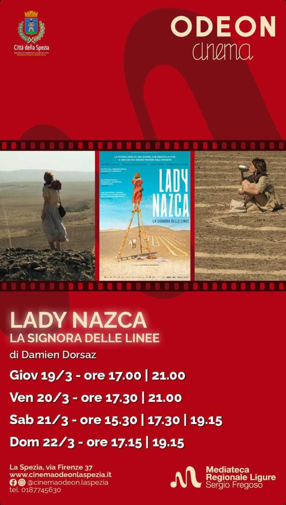 "Lady Nazca - La Signora delle Linee" di Damien Dorsaz (proiezioni ore 17.30 - 21.00)