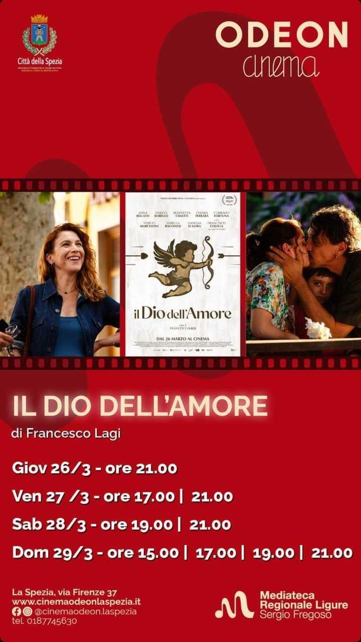 "Il Dio dell'Amore" di Francesco Lagi (proiezione ore 21.00) "Il Dio dell'Amore" di Francesco Lagi (proiezione ore 21.00)