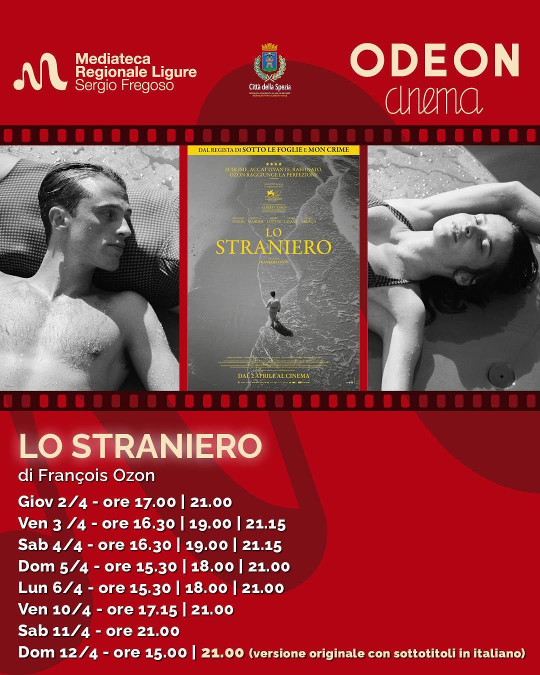 "Lo Straniero" di François Ozon (proiezioni ore 15.30 - 18.00 - 21.00)
