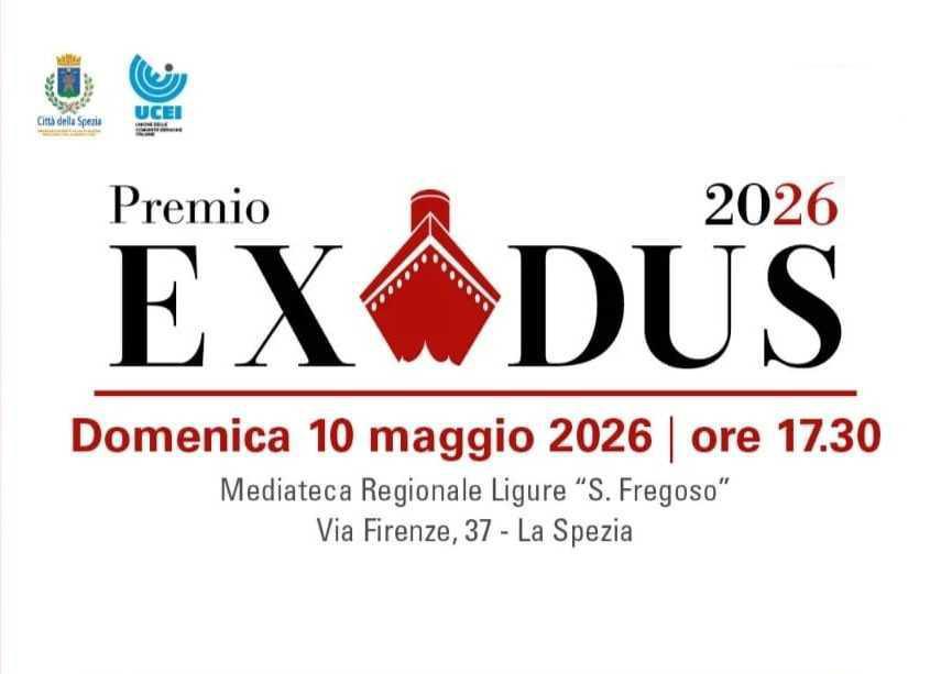 Cerimonia di Conferimento Premio Exodus 2026 (inizio ore 17:30) Cerimonia di Conferimento Premio Exodus 2026 (inizio ore 17:30)