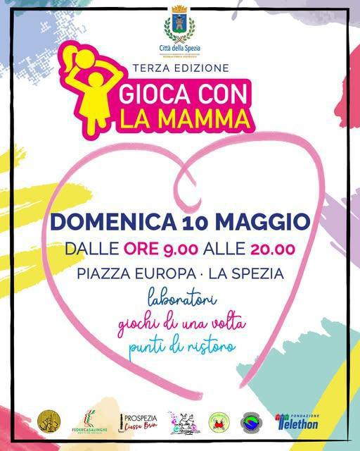 Gioca con la mamma – 3° edizione (dalle ore 9.00 alle 20.00)