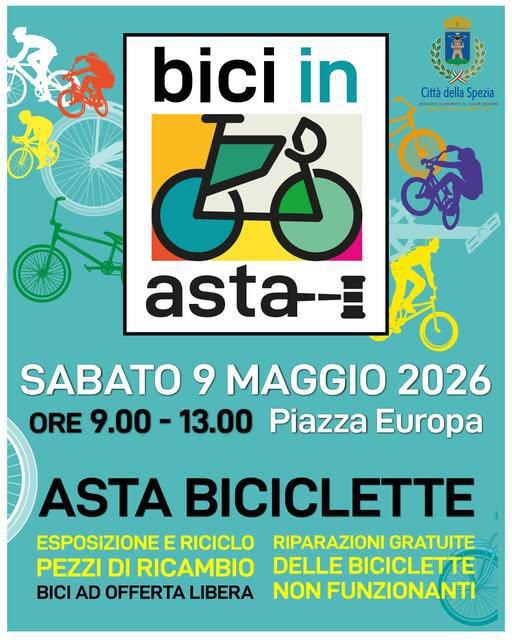 Bici in asta – 6° edizione! (dalle ore 09:00 alle ore 13:00) Bici in asta – 6° edizione! (dalle ore 09:00 alle ore 13:00)
