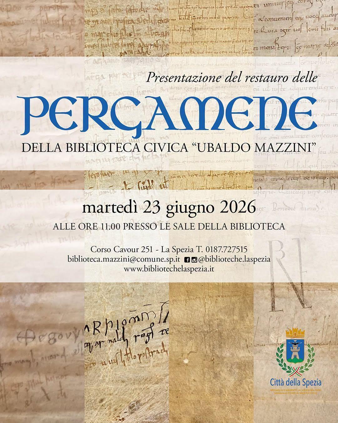 Esposizione delle Pergamene Storiche Restaurate