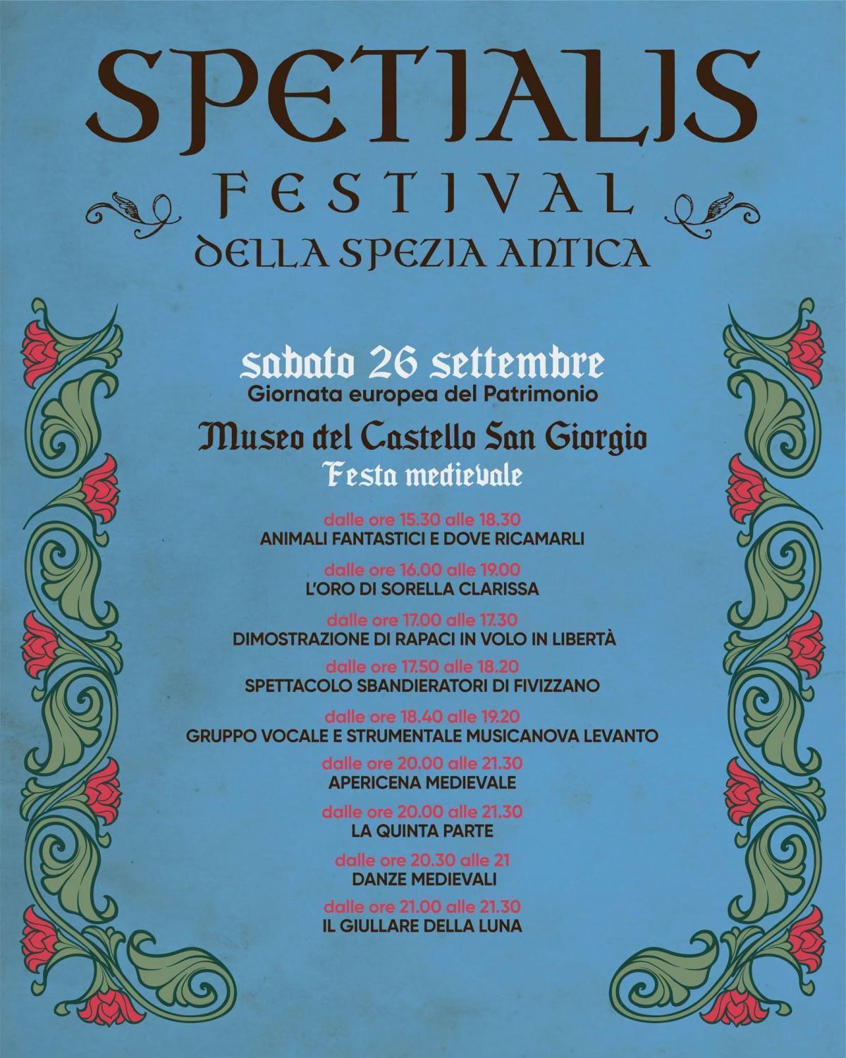 Spetialis Festival (dalle ore 15:00) Spetialis Festival (dalle ore 15:00)