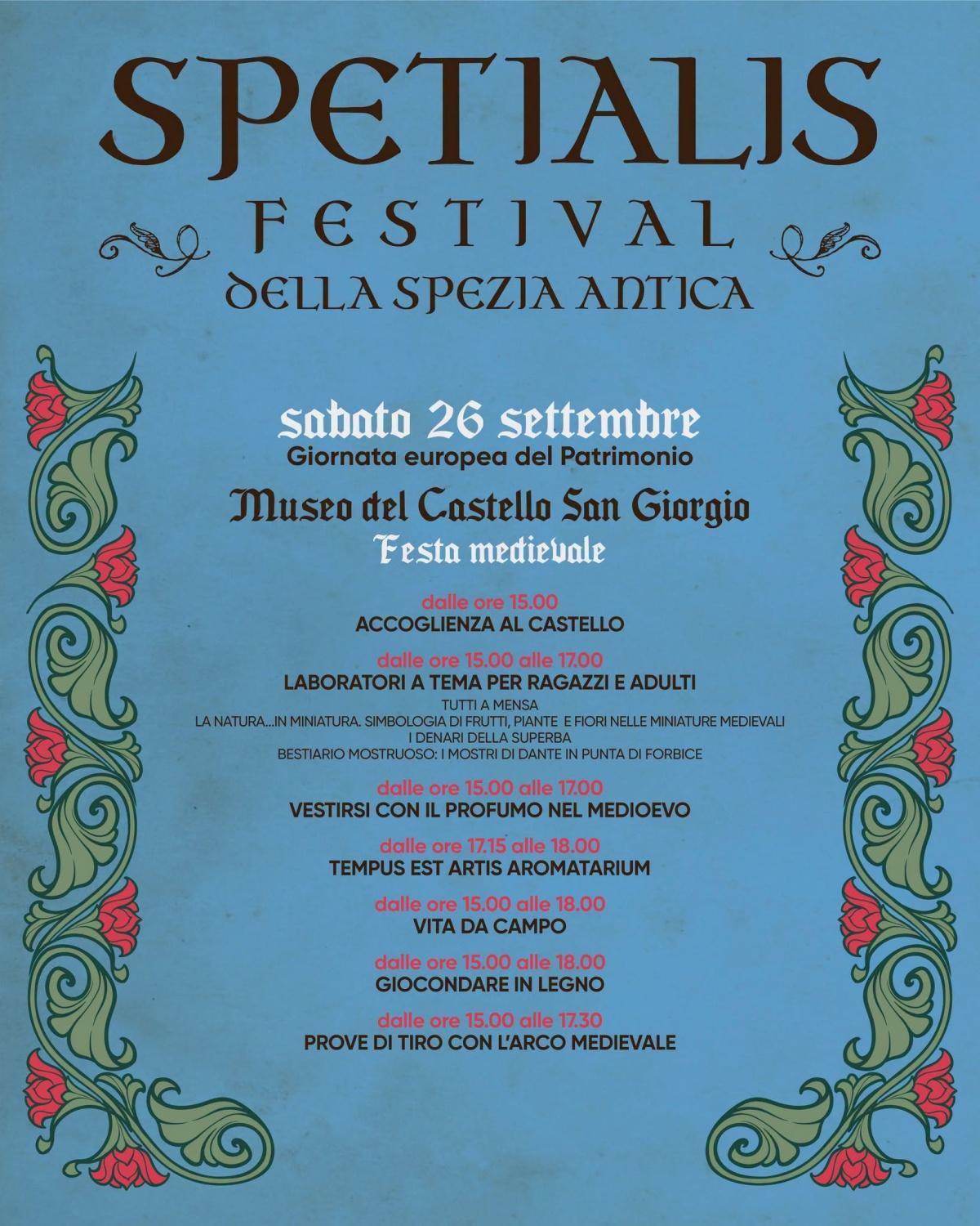 Spetialis Festival (dalle ore 15:00) Spetialis Festival (dalle ore 15:00)