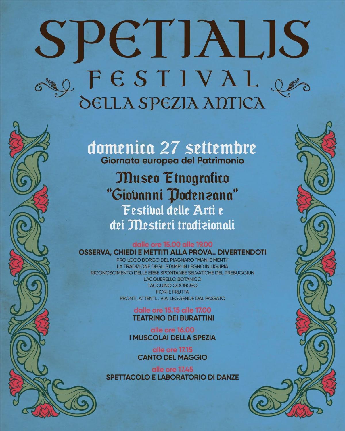 Spetialis Festival (dalle ore 15:00) Spetialis Festival (dalle ore 15:00)
