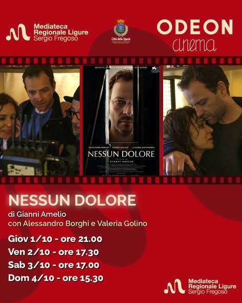 "Nessun dolore" di Gianni Amelio (start h. 17.00) "Nessun dolore" di Gianni Amelio (start h. 17.00)