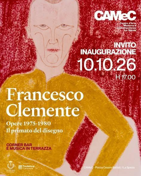 Inaugurazione di "Francesco Clemente. Opere 1975–1980. Il primato del disegno" (start h. 17:00)