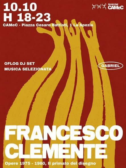 Inaugurazione di "Francesco Clemente. Opere 1975–1980. Il primato del disegno" (start h. 17:00)
