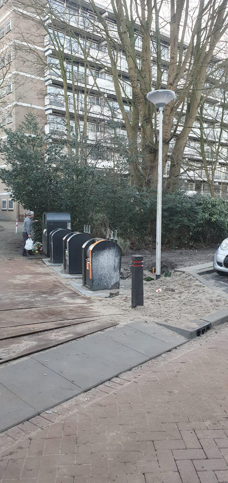 Ondergrondse containers Zuidrandflat weer bereikbaar