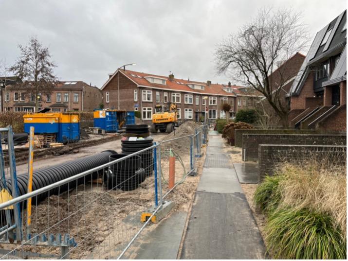 Werkzaamheden fase 8D en 12D. Kruising Chr. de Wetstraat en de La Reylaan