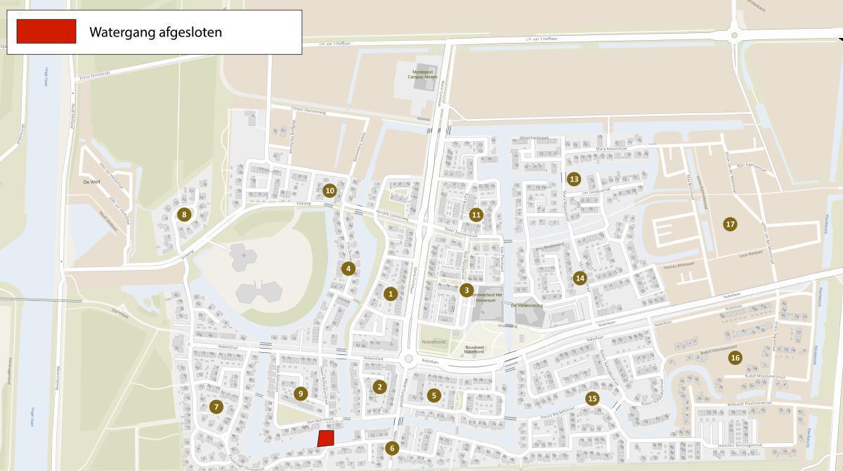Tijdelijke afsluiting watergang