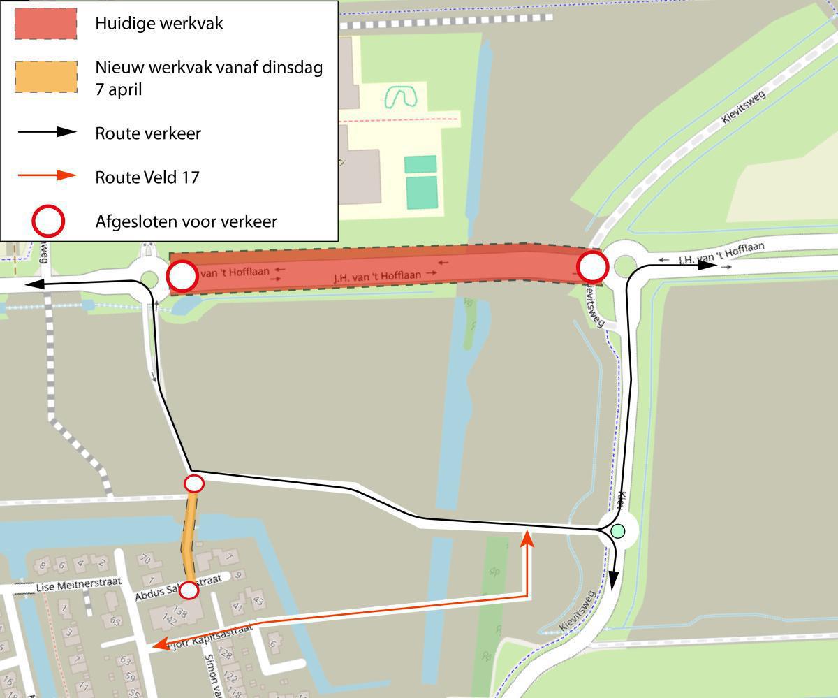 Update werkzaamheden 3 april