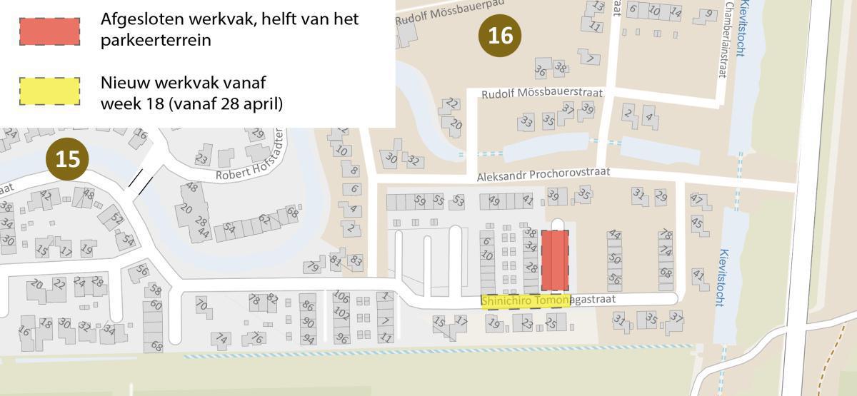 Update werkzaamheden 17 april