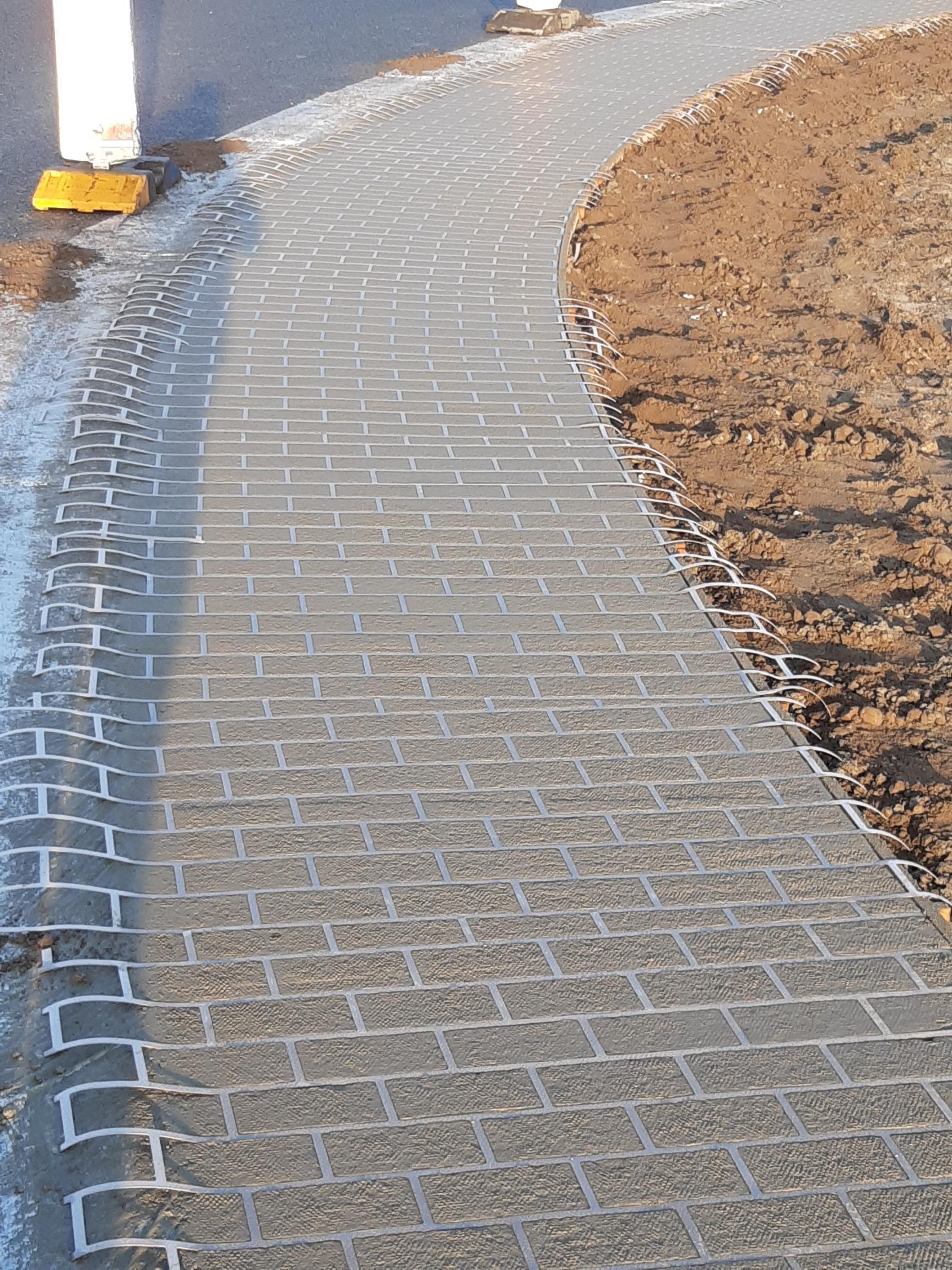 Aanbrengen bocht verbredingen