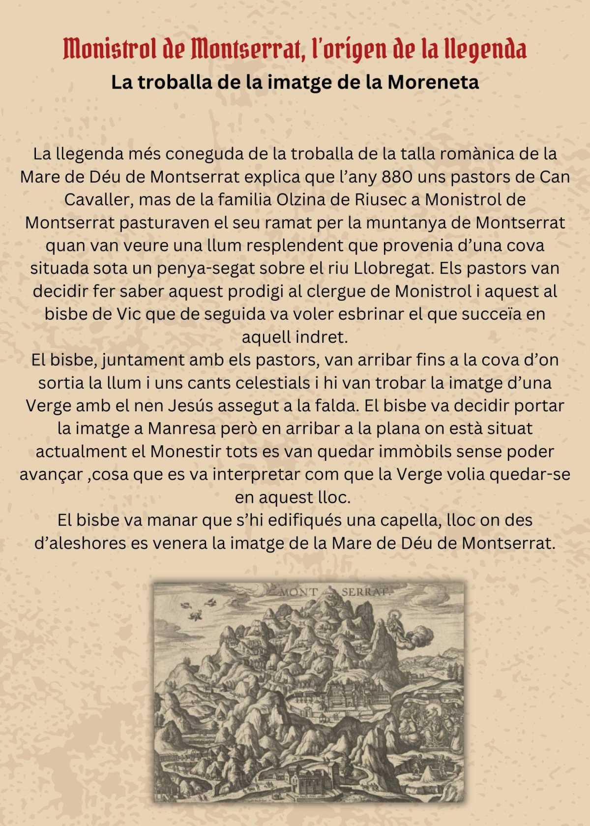 Leyendas de Montserrat Leyendas de Montserrat