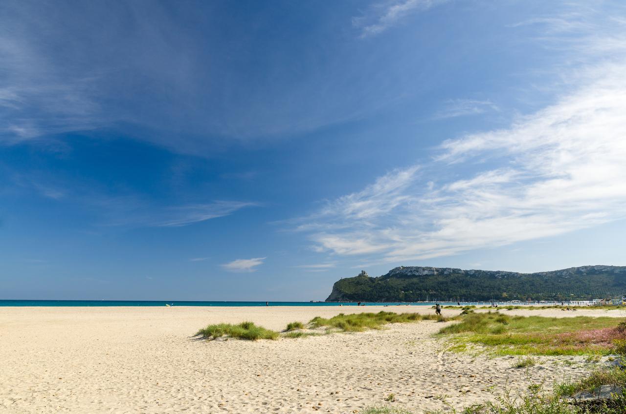 Cagliari, spiaggia di Poetto. Spiaggia popolare della città di Cagliari, in Sardegna del sud, l'Italia