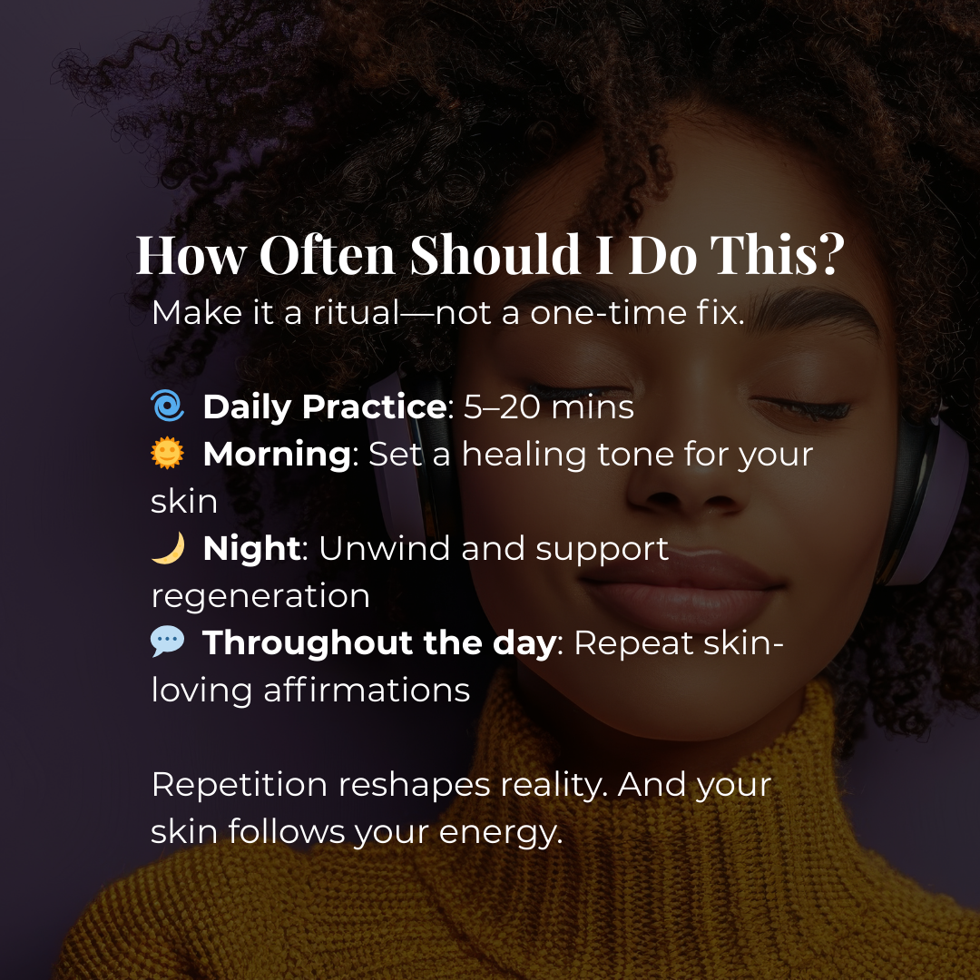 The more consistent and emotionally engaged you are, the deeper the transformation