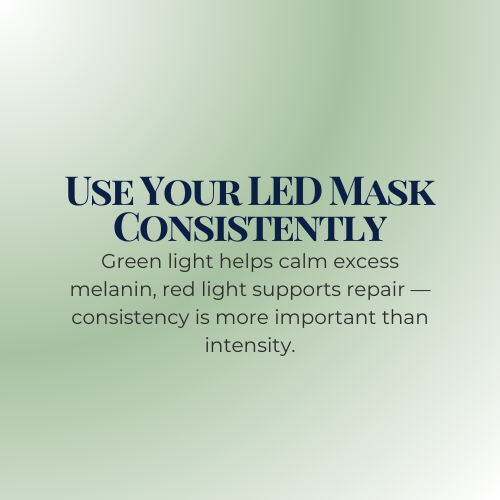 LED Facial Therapy Supports Repair