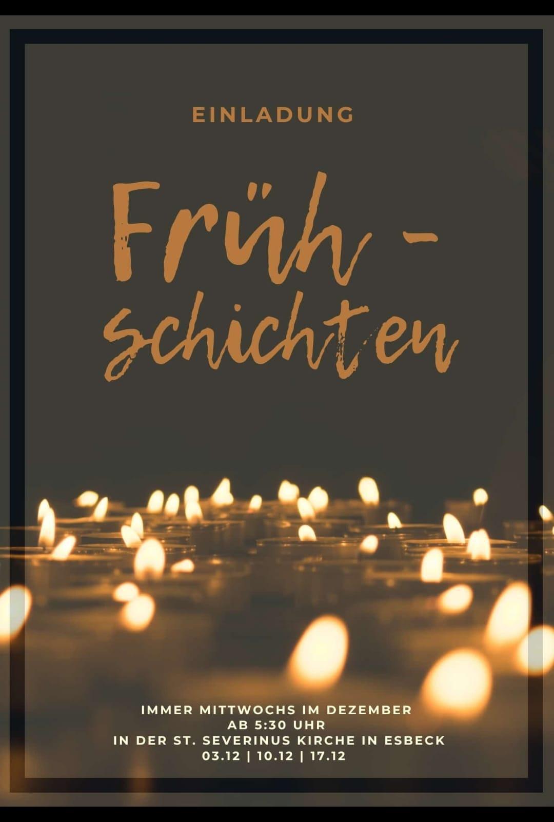 Frühschichten im Advent