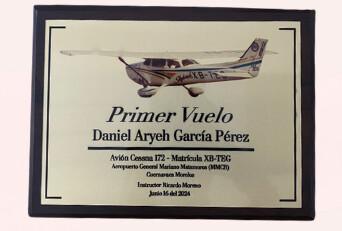 Placa sublimada personalizada 8*6"