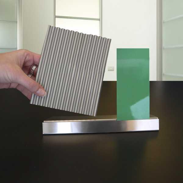 Base per espositore da banco in acciaio inox