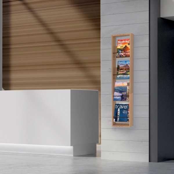 Wood rack wall