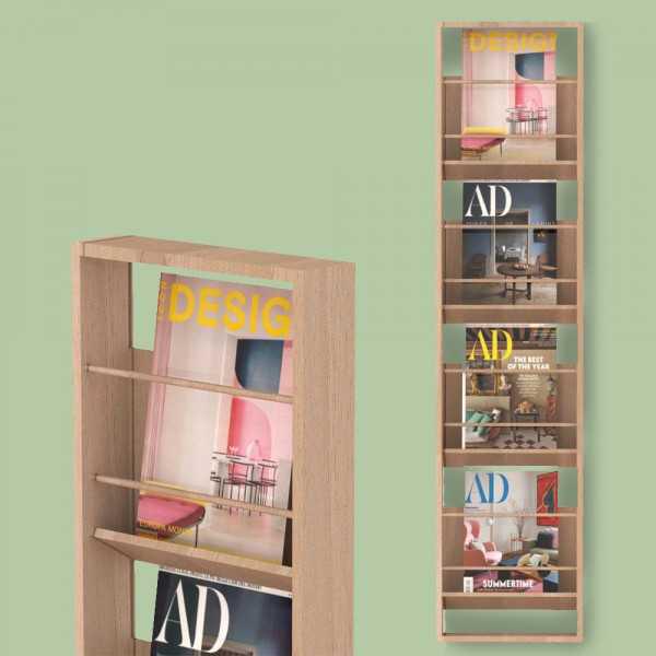 Wood rack wall