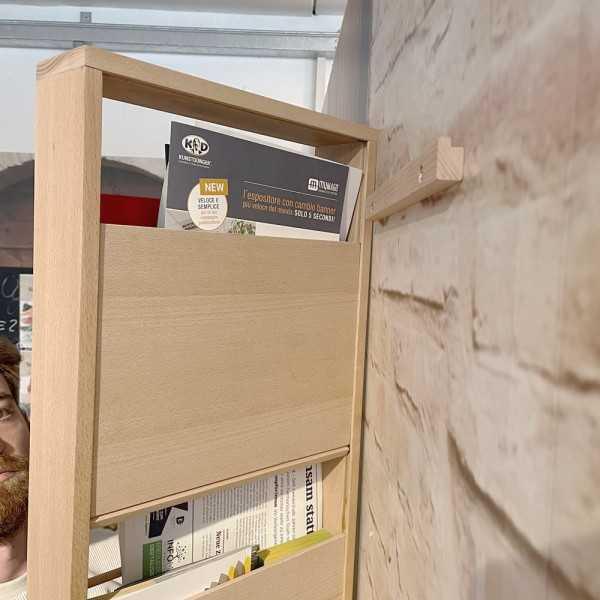 Wood rack wall