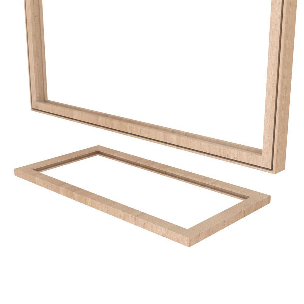 Frame Wood Floor - cornice + base