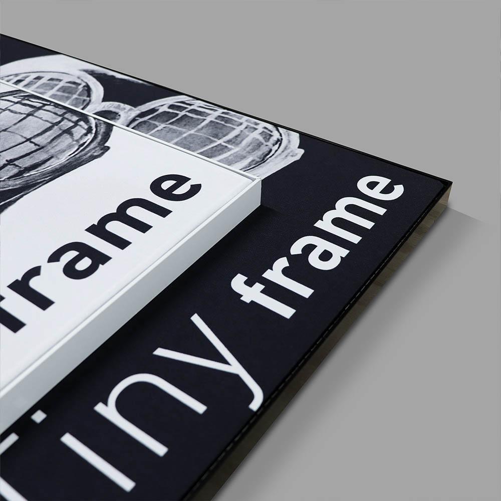 Campione tiny frame, cornice+stampa 500x500mm Campione tiny frame, cornice+stampa 500x500mm