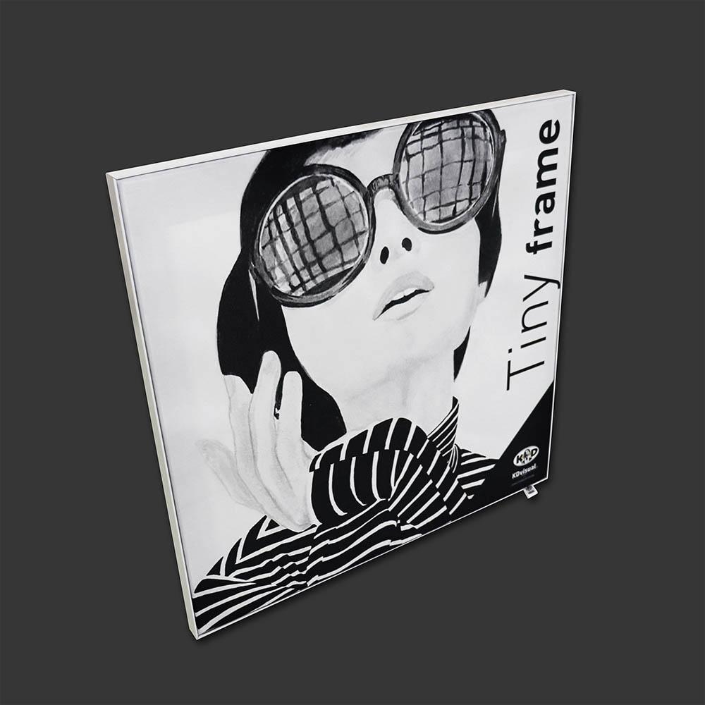 Campione tiny frame, cornice+stampa 500x500mm Campione tiny frame, cornice+stampa 500x500mm