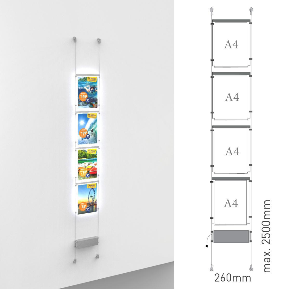 Fly spine light set Fly spine light set