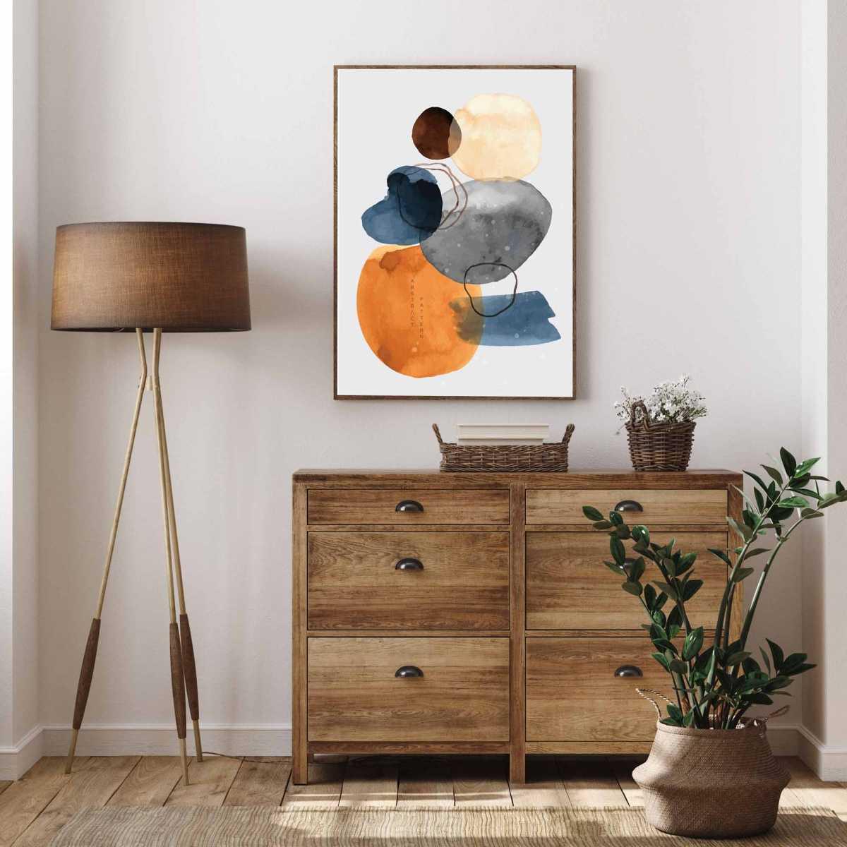 Frame Wood slim quadrata - cornice+stampa Frame Wood slim quadrata - cornice+stampa