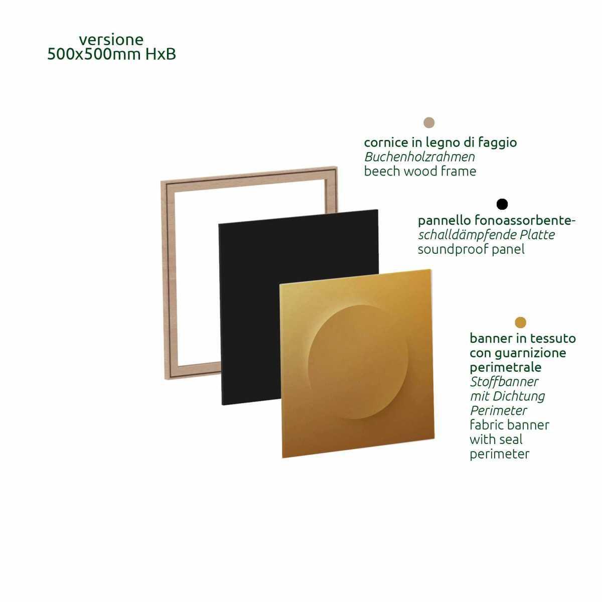 Frame Wood slim quadrata - cornice+stampa Frame Wood slim quadrata - cornice+stampa