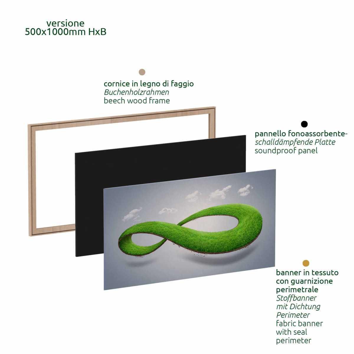 Frame Wood slim rettangolare - cornice+stampa Frame Wood slim rettangolare - cornice+stampa